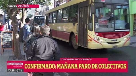 paro de transporte 8 de abril